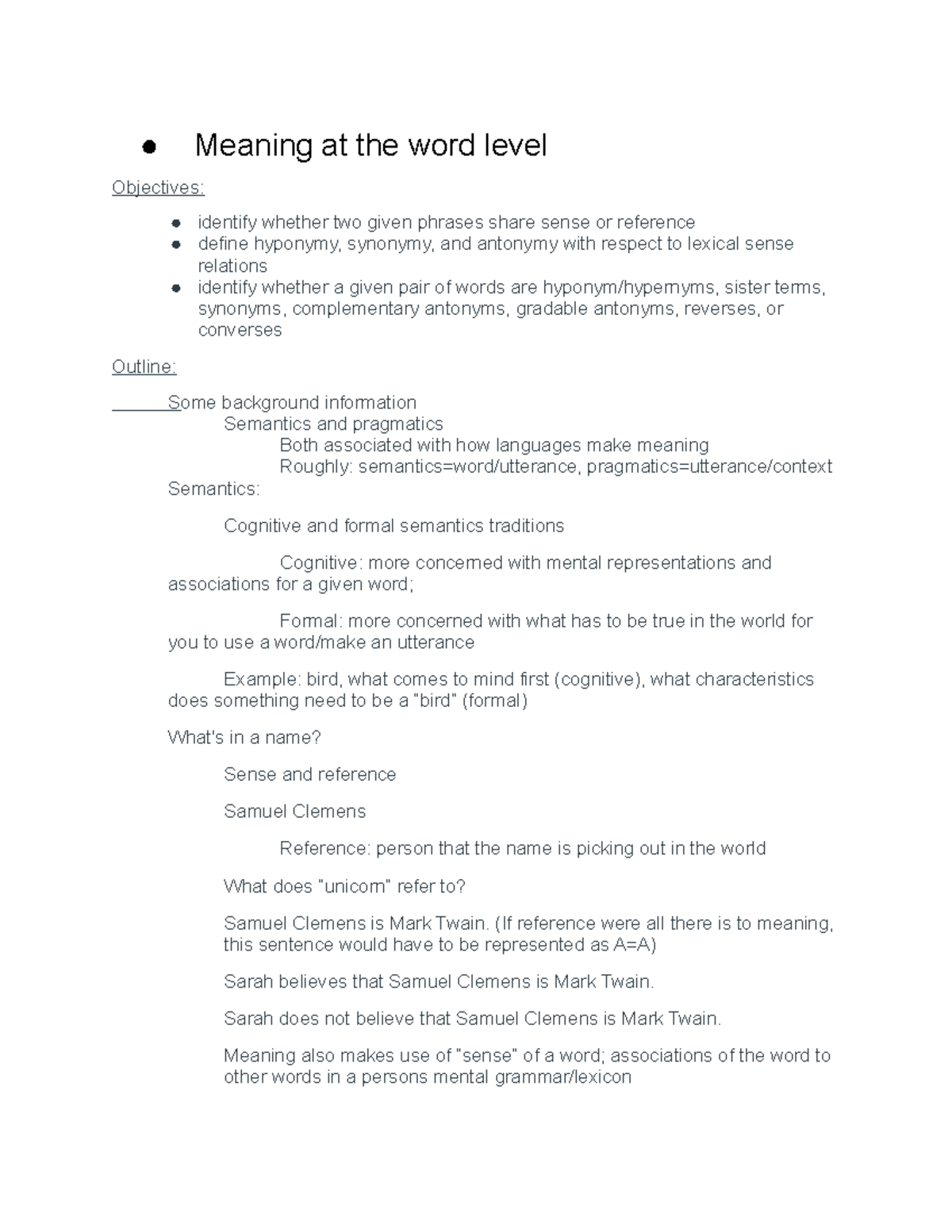 lngn210-02sp1-m2-meaning-notes-meaning-at-the-word-level-objectives