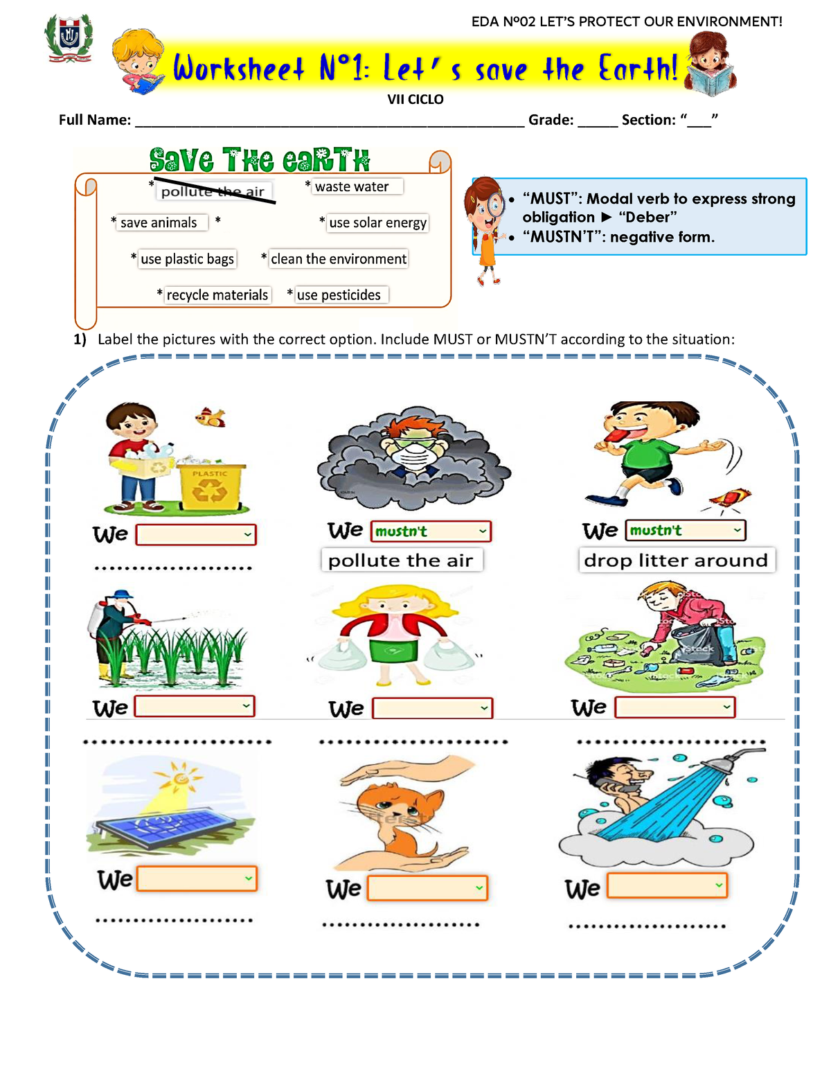 worksheet-1-2-vocabulary-save-the-planet-pollution-eda-n-02-let-s