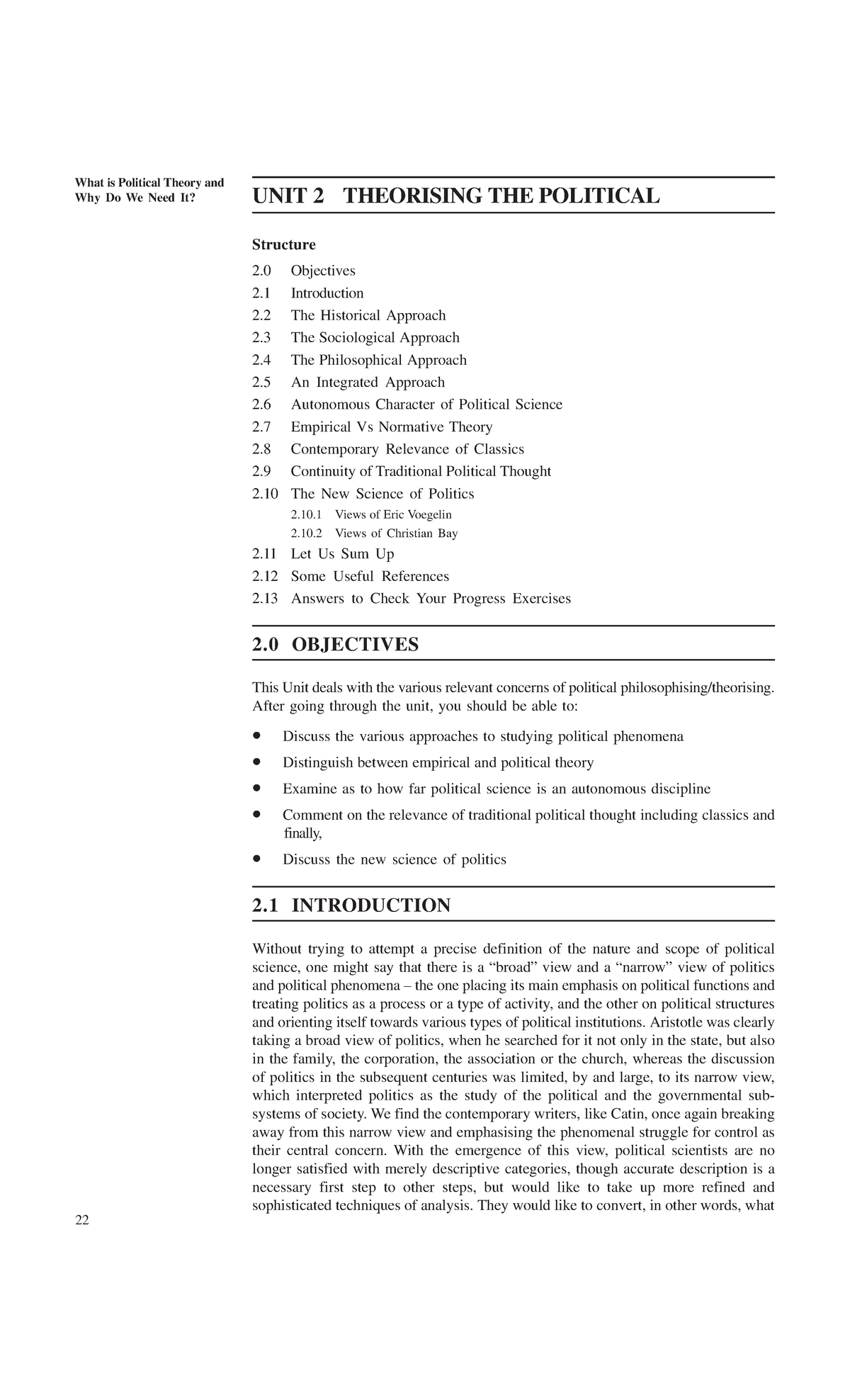 Assignments for course - What is Political Theory and Why Do We Need It ...