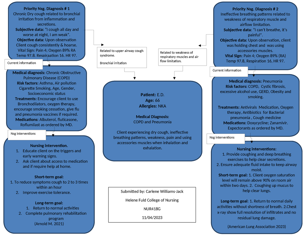 Geriatric Concept Map Nov 20, 2023 - Decreased sensation t Patient: E ...