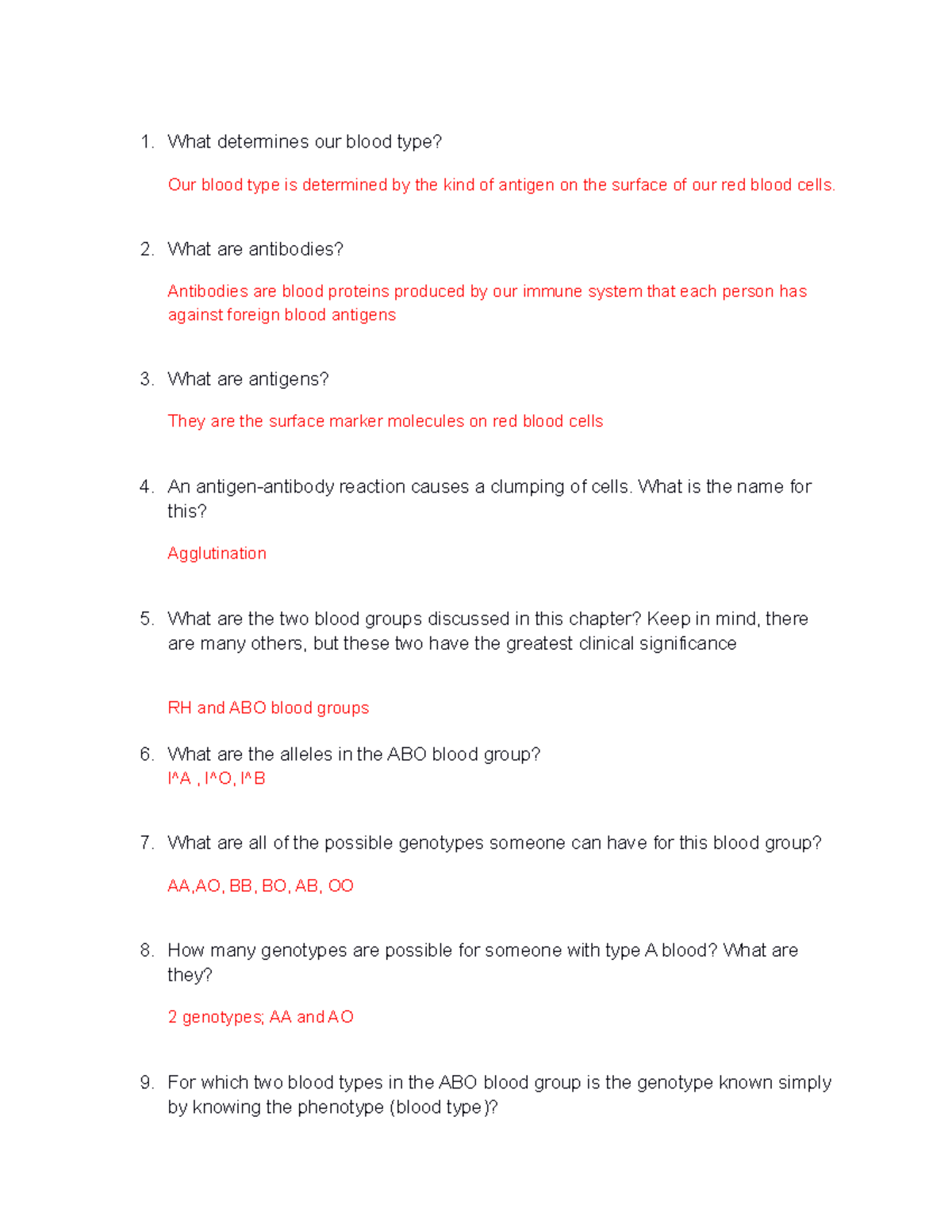 Blood Type O Positive, This was a real blood test. Blood wa…