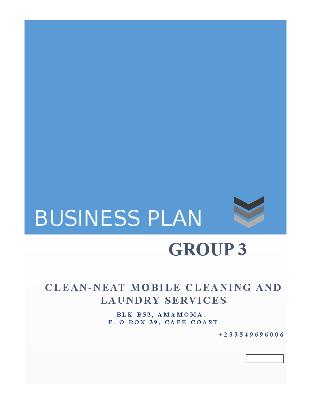 laundry company business plan pdf