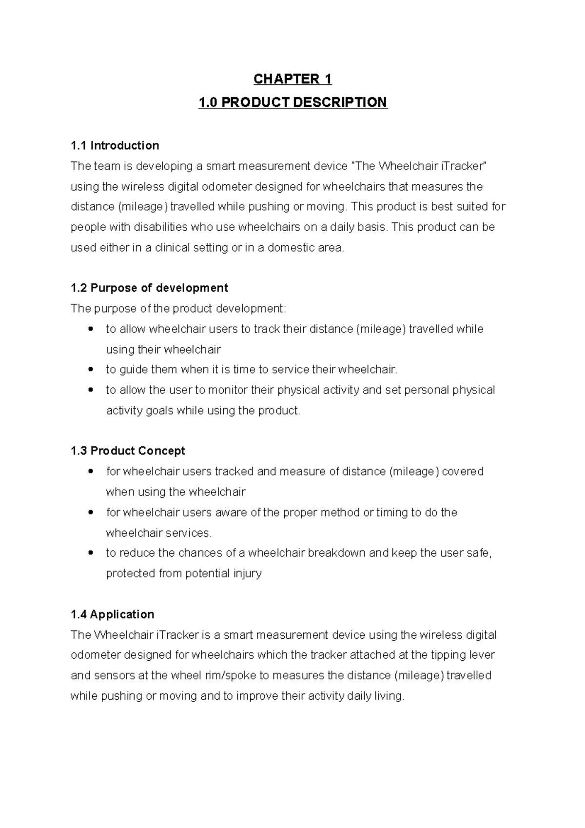 Blueprint PART AREP ENT CHAPTER 1 1 PRODUCT DESCRIPTION 1 Introduction The team is