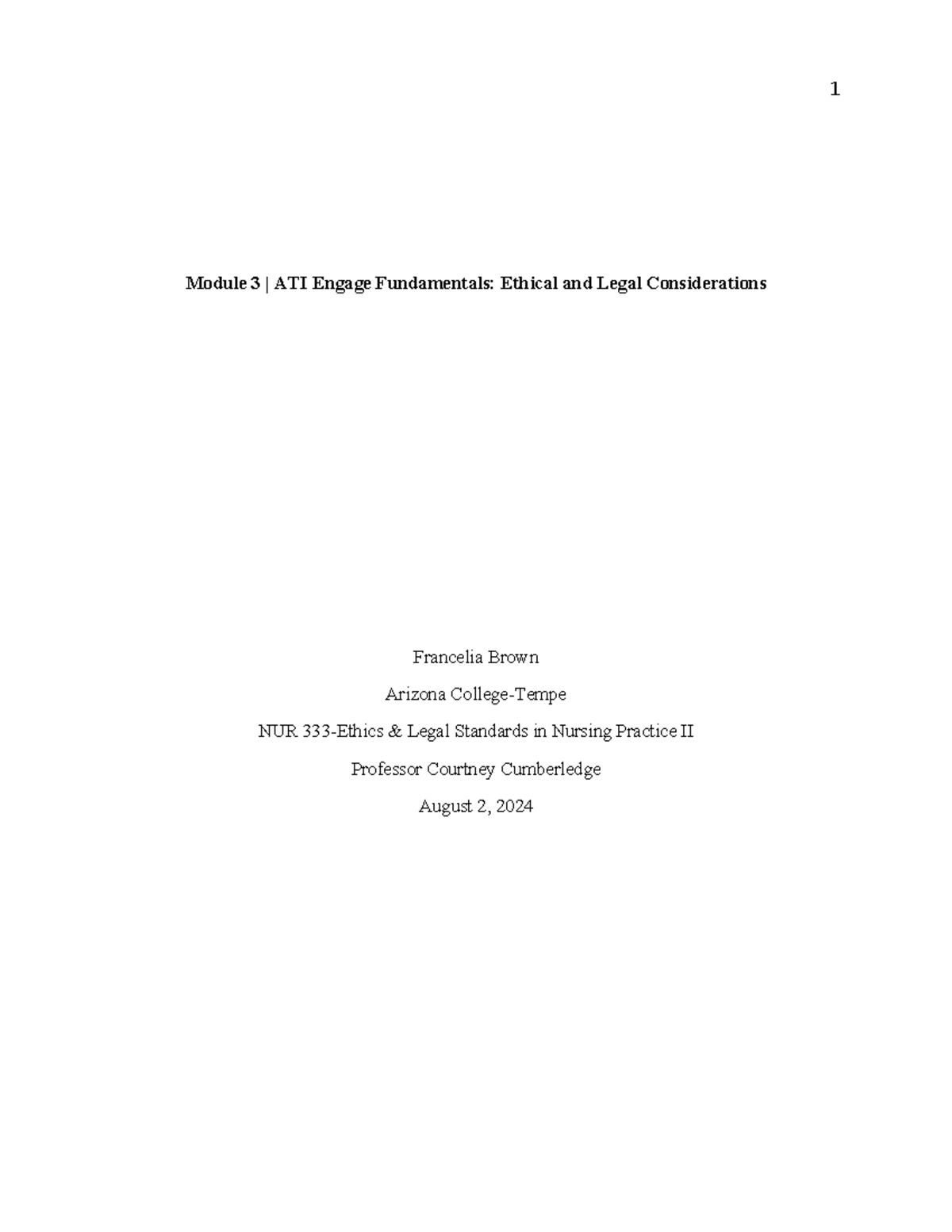 Ati Ethical And Legal Considerations - ot7be0t