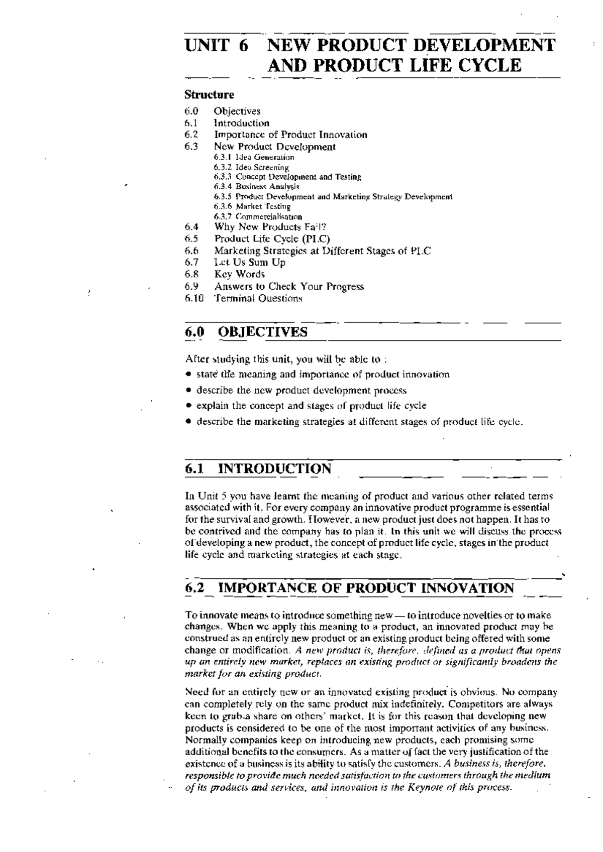 Unit-6 Product Development - UNIT NEW PRODUCT DEVELOPMENT AND PRODUCT ...