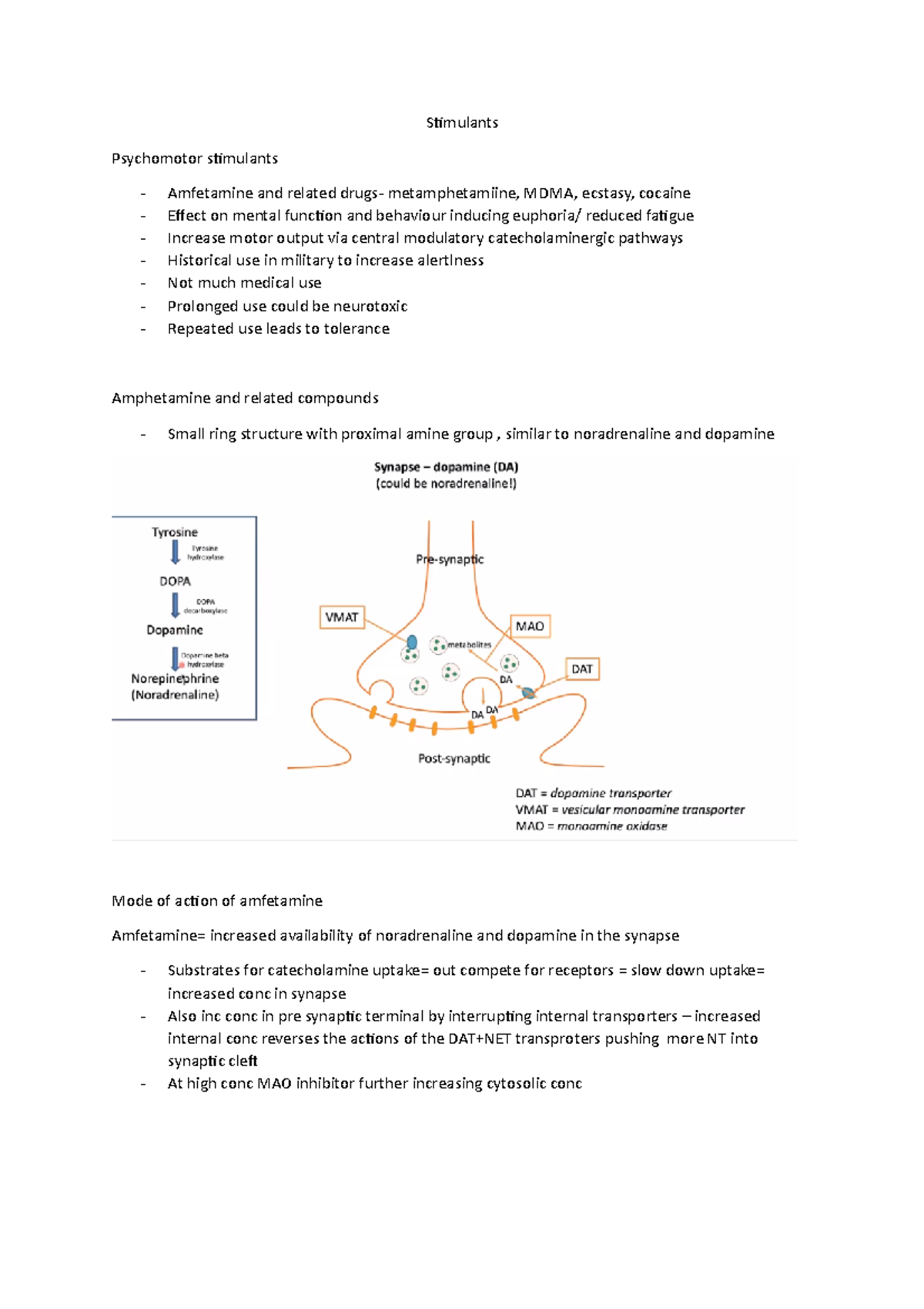 Stimulants - Stimulants Psychomotor Stimulants Amfetamine And Related ...