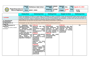 Grade 8-Q1-LM - Module - Learning Material No. 1__ FAMILY HEALTH Gender ...