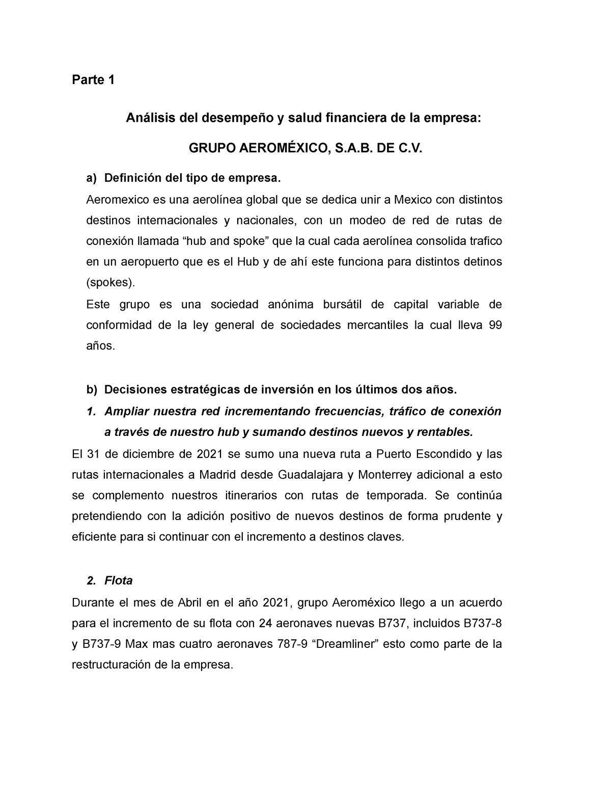 Evidencia 1 - Evidenca 1 - Parte 1 Análisis Del Desempeño Y Salud ...