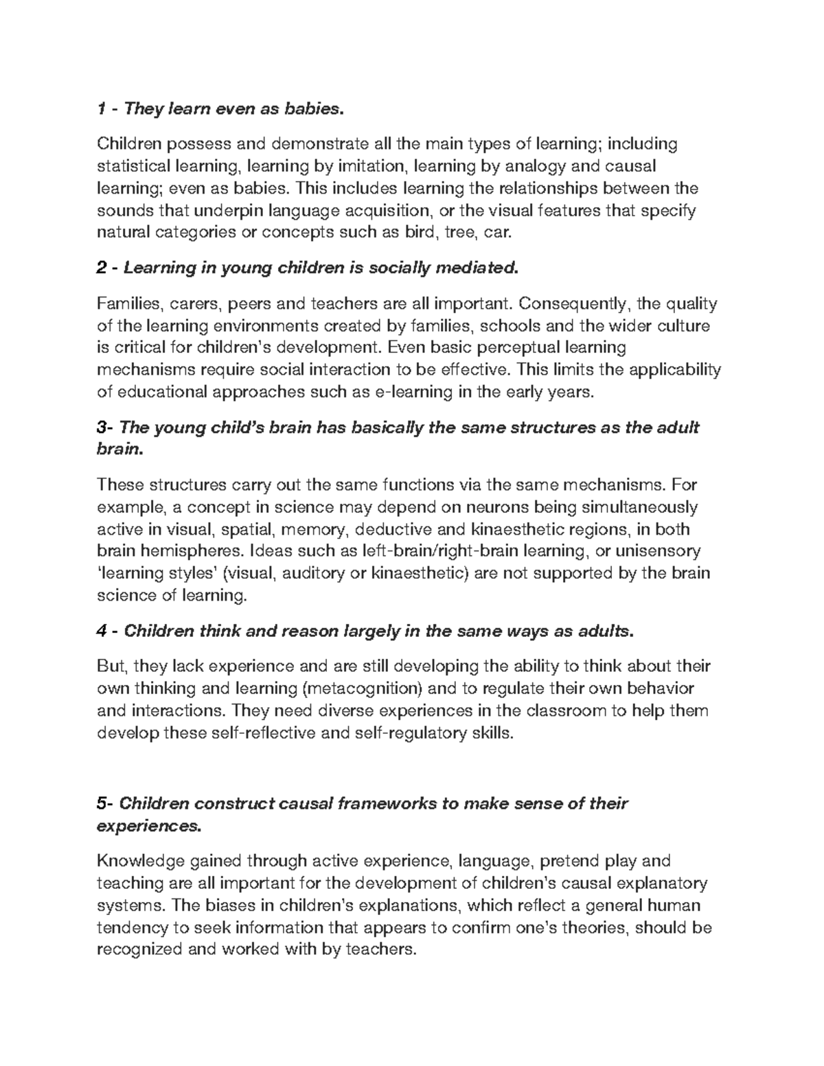 Facts about kids -Subito piano – the word “Subito” is the Italian word ...