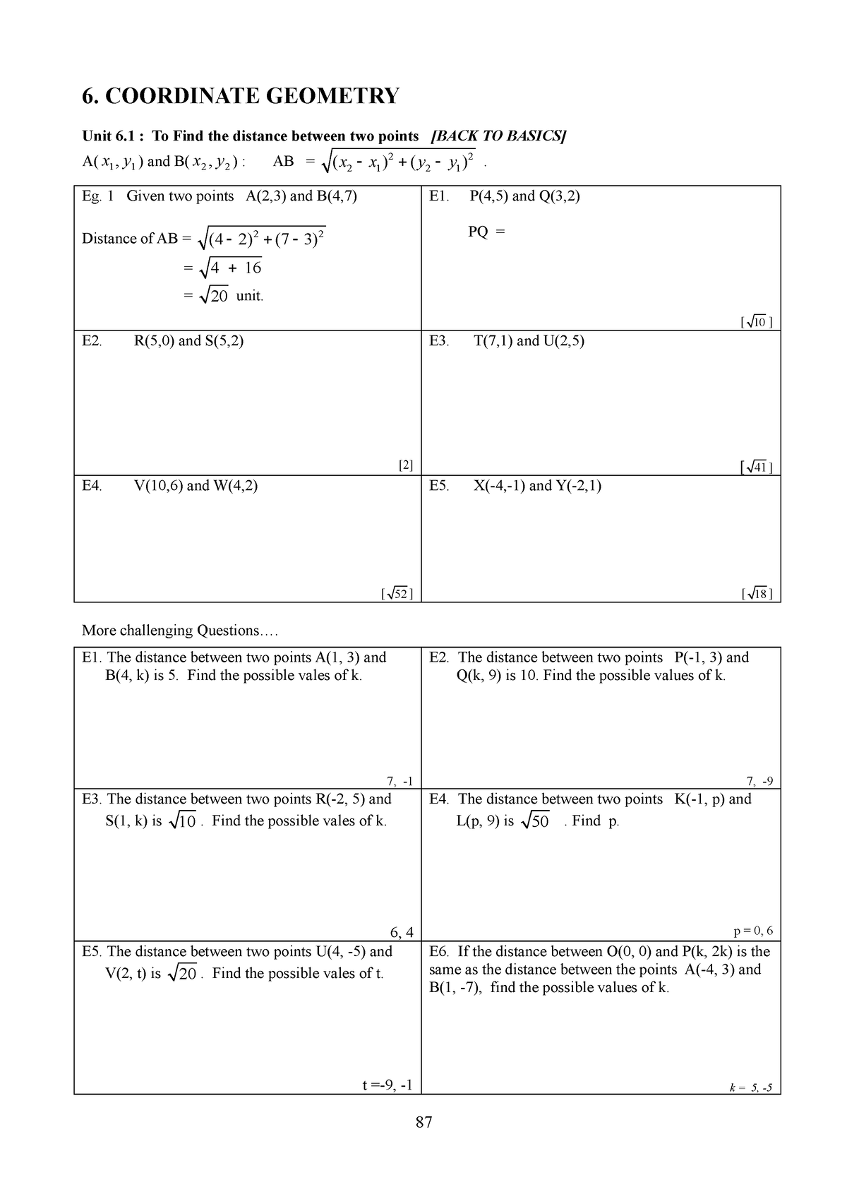 123328034 6 Coordinate Geometry doc - 6. COORDINATE GEOMETRY ...