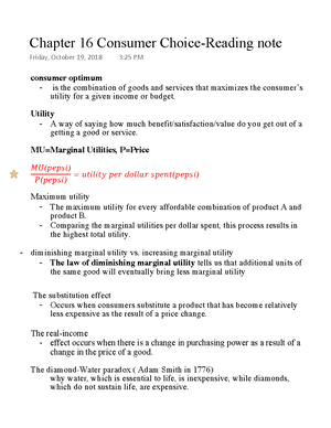 Production Cost - These notes are from McGraw Hill Textbook for ...