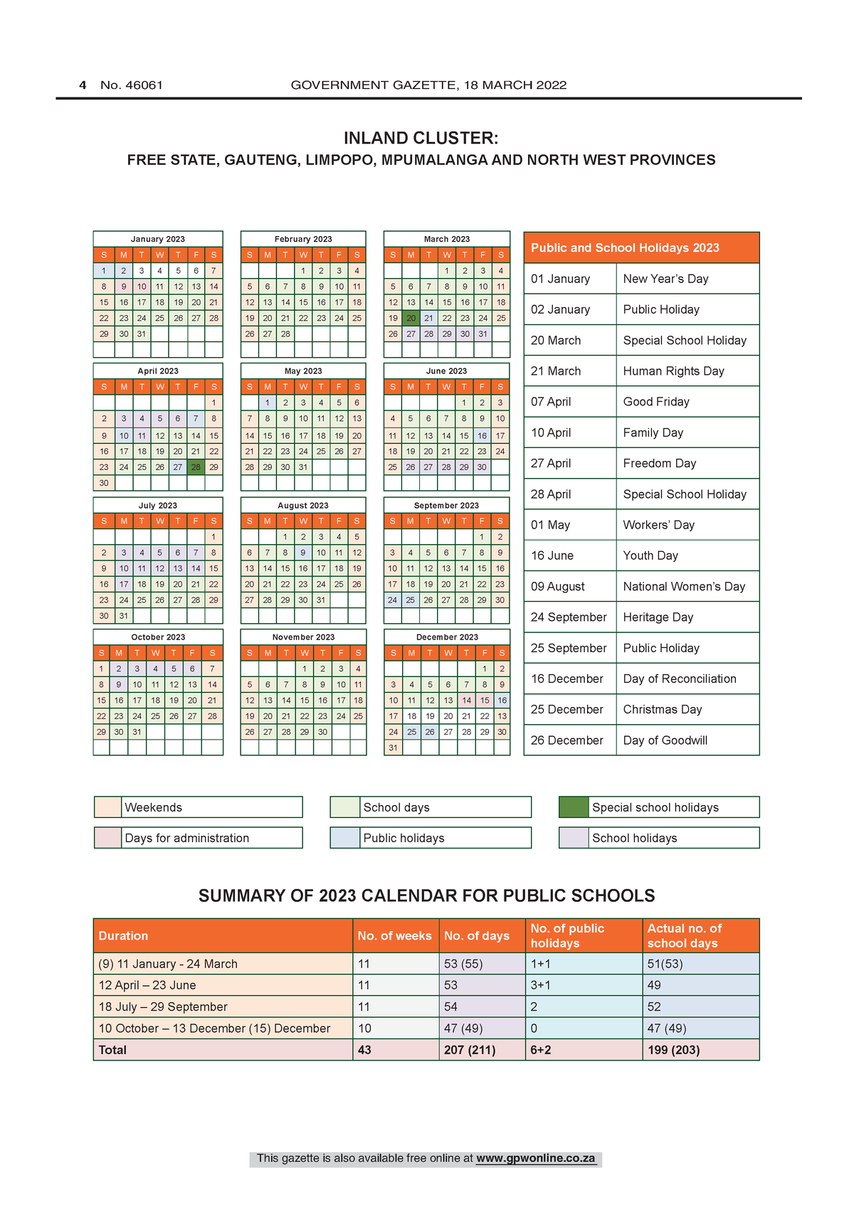 2023 School Calendar The document include calenders and lesson plan
