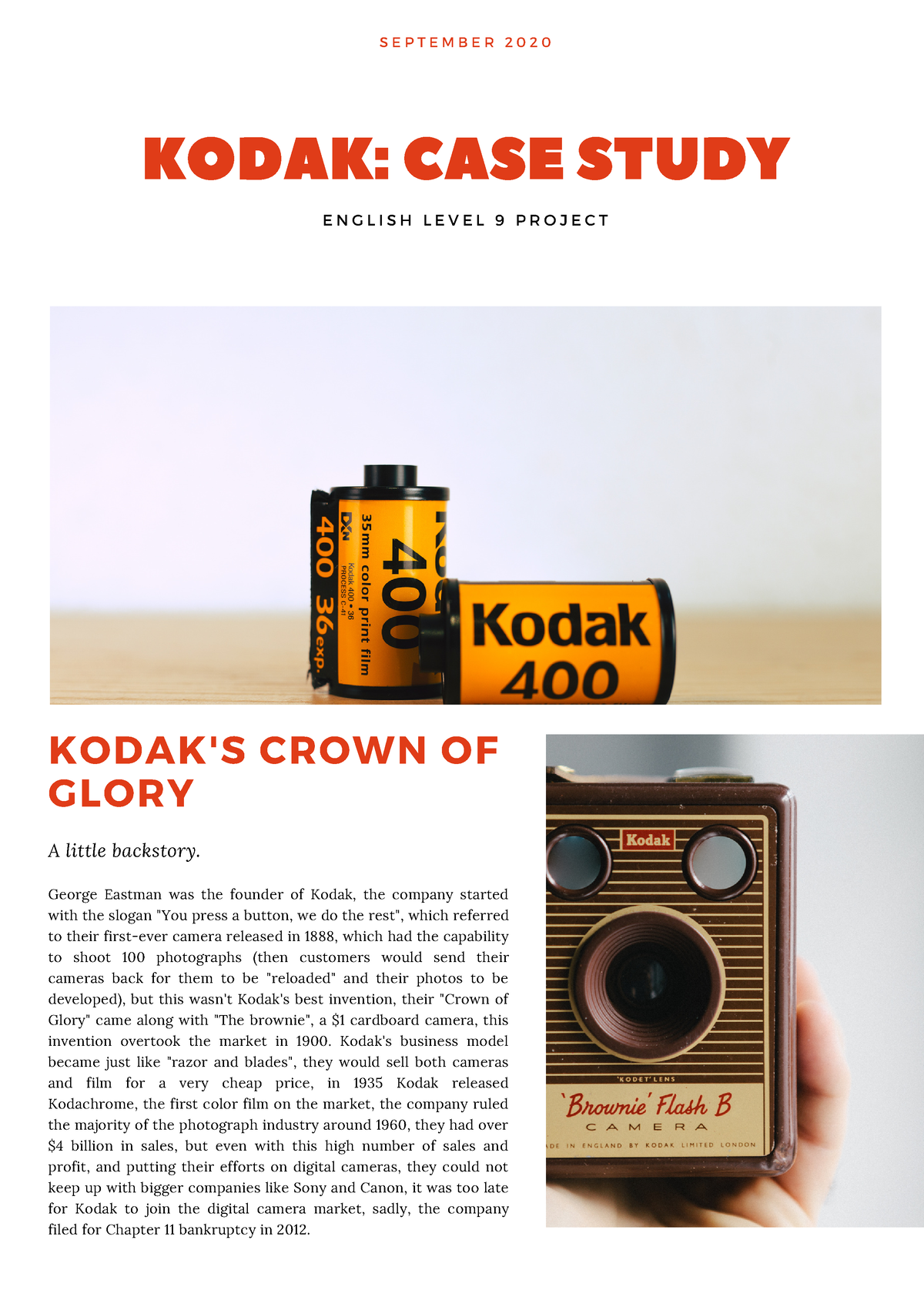 kodak case study