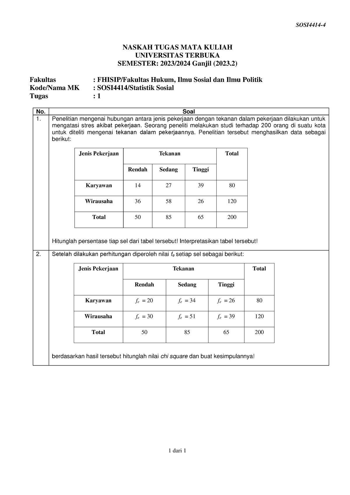 Soal Sosi4414 Tmk1 4 - No Description - SOSI4414- 4 1 Dari 1 NASKAH ...