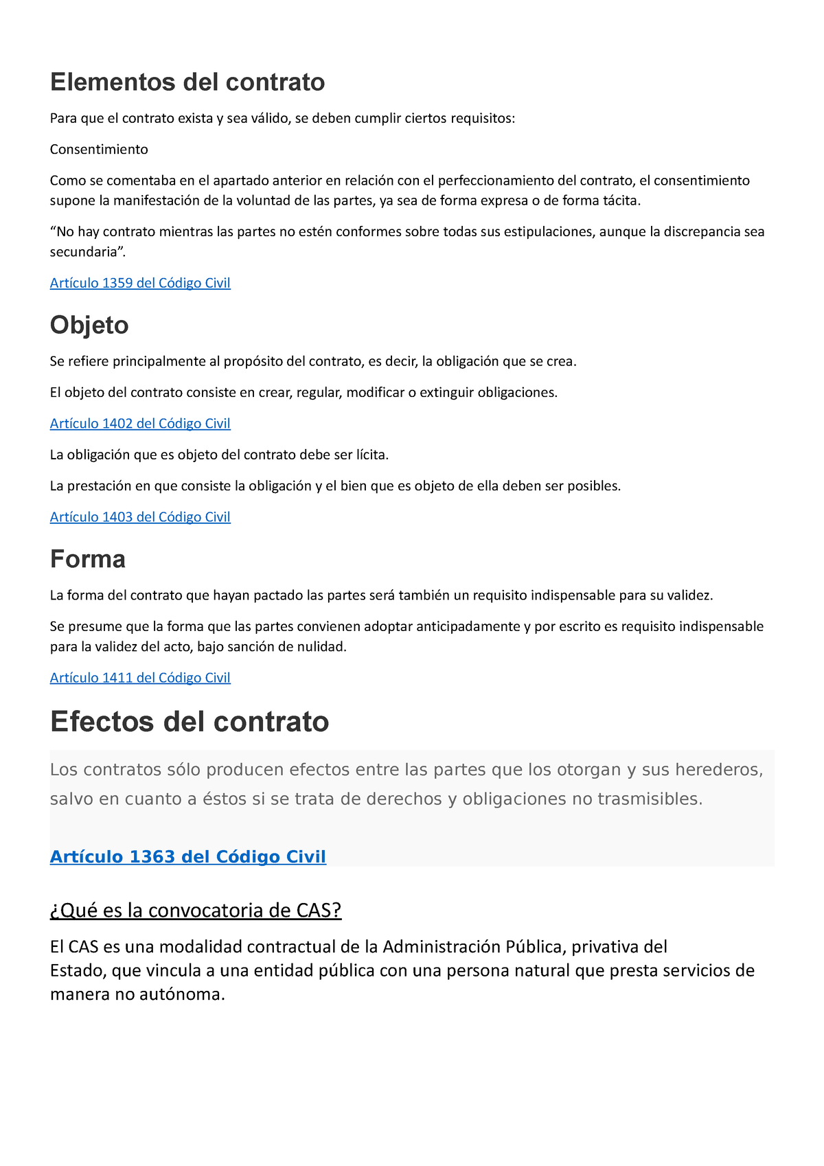 Elementos Del Contrato Elementos Del Contrato Para Que El Contrato Exista Y Sea Válido Se 1685