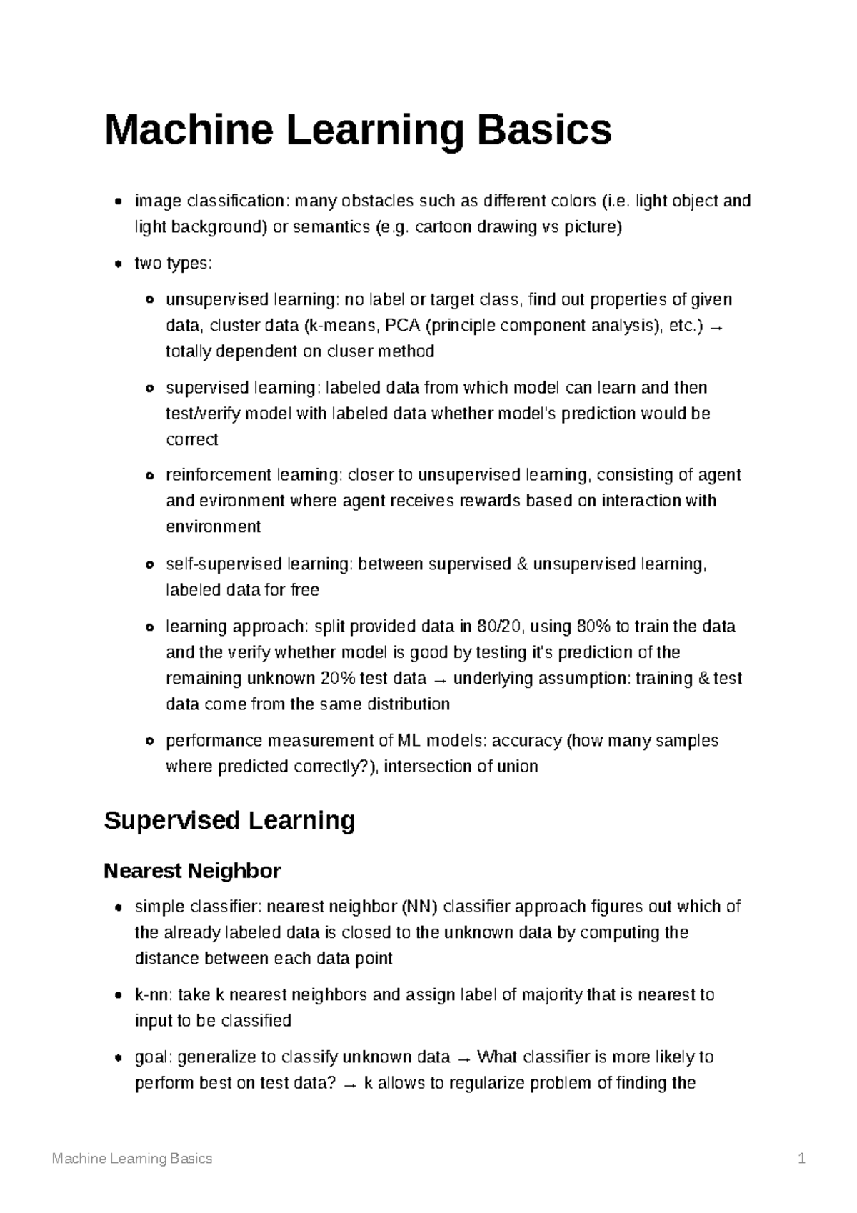 L1 Machine Learning Basics - Machine Learning Basics image ...