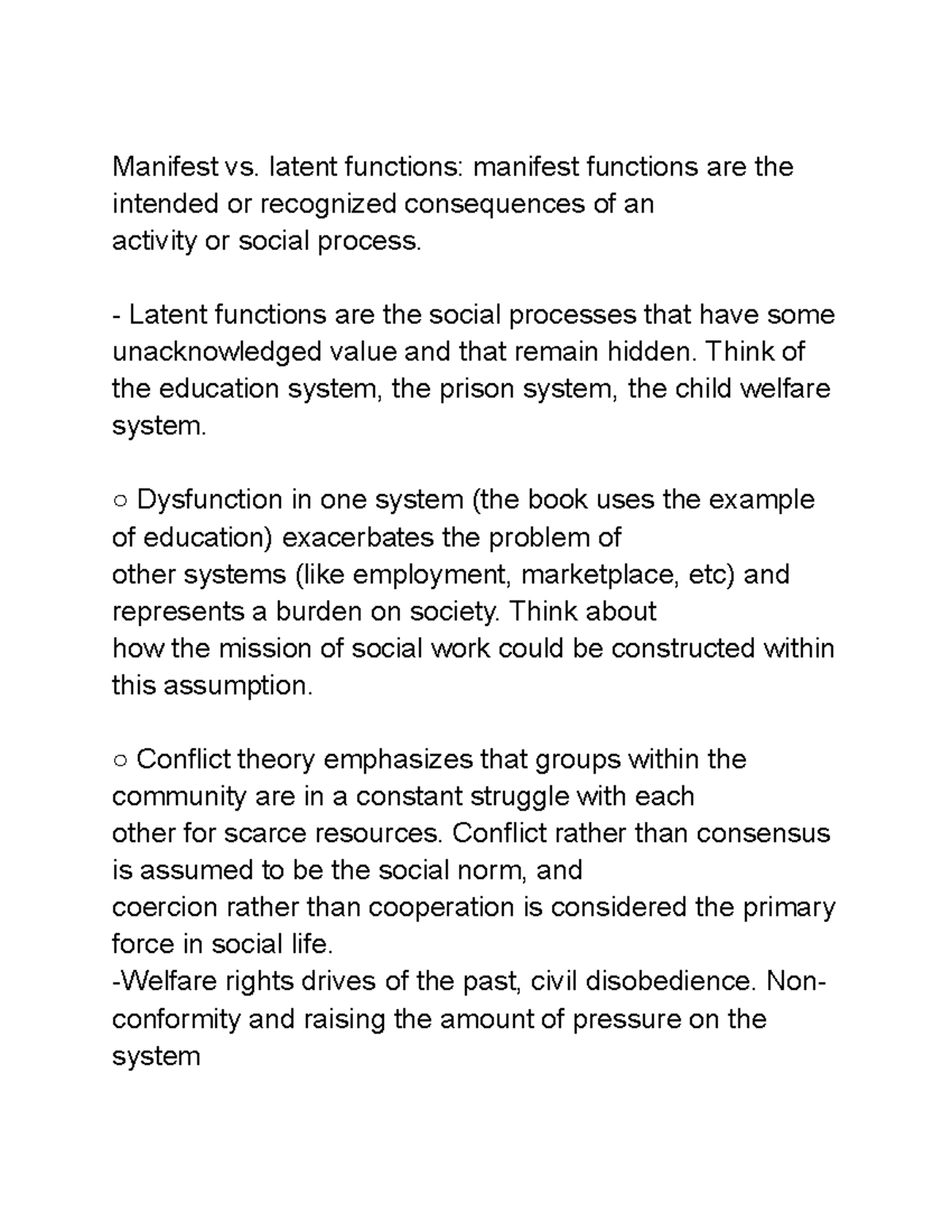 manifest function of dating