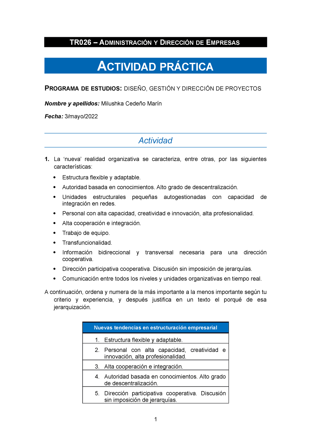 Practica 03 - TR026 - Milushka Cedeño Marin - TR026 – ADMINISTRACIÓN Y ...