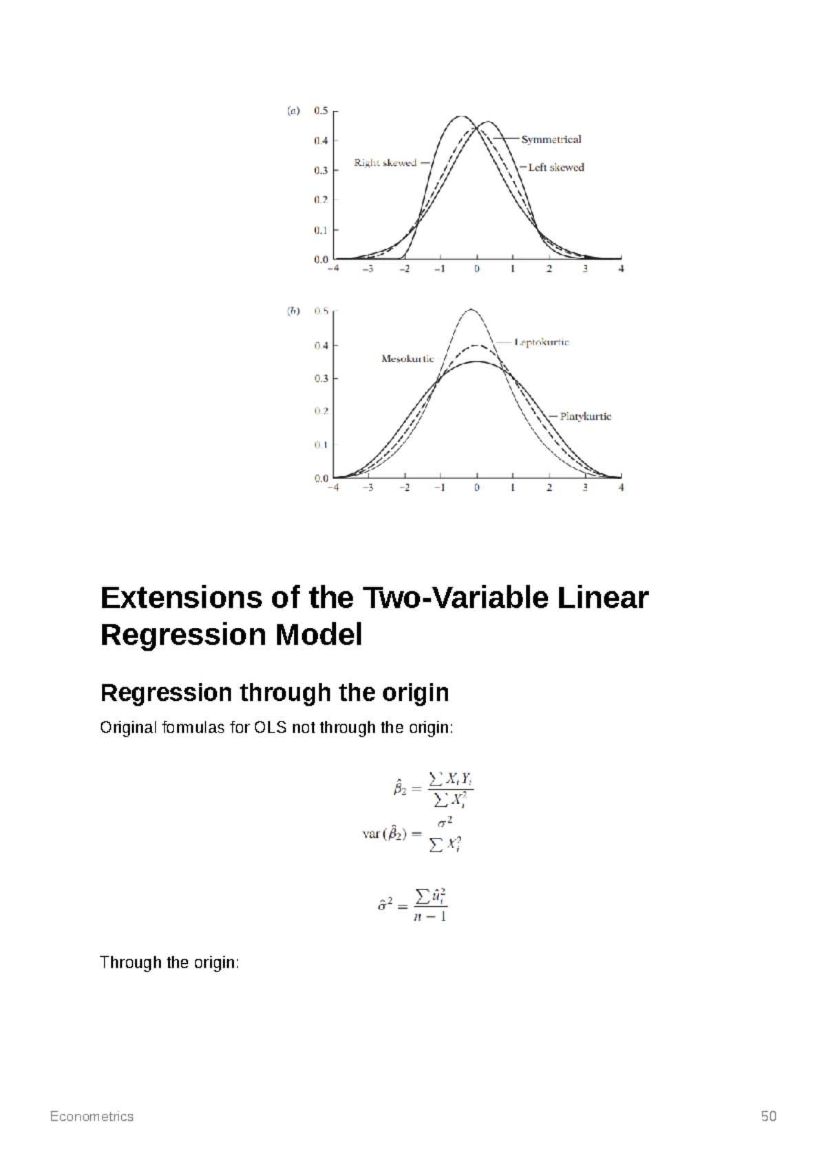 Econometrics 1-part-10 - Extensions of the Two-Variable Linear ...
