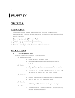 real property essay outline