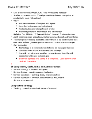 Chapter 3 Notes CIS 310 - Chapter 3: Software Introduction Second ...