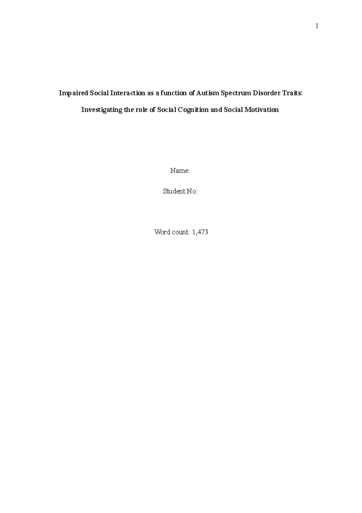 sample research proposal on social issues