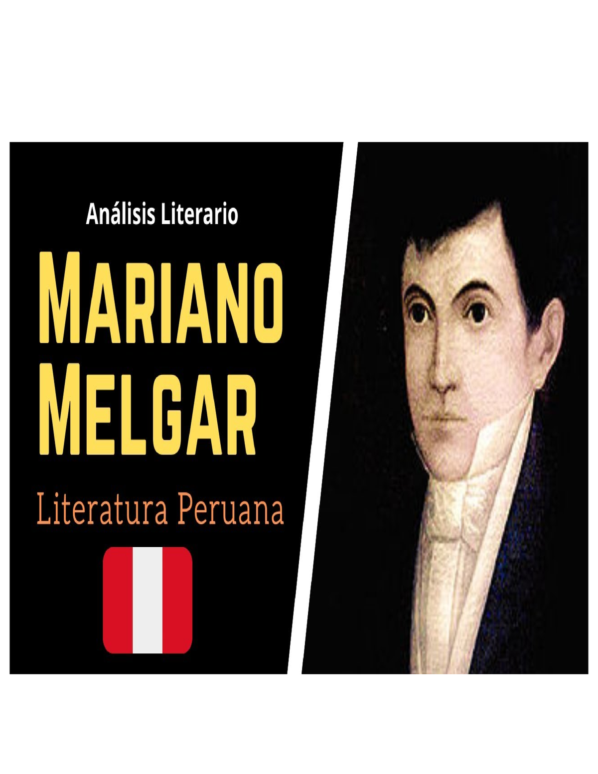 Mariano Melgar Fue Un Gran Poeta Y Precursor De La Independencia De ...