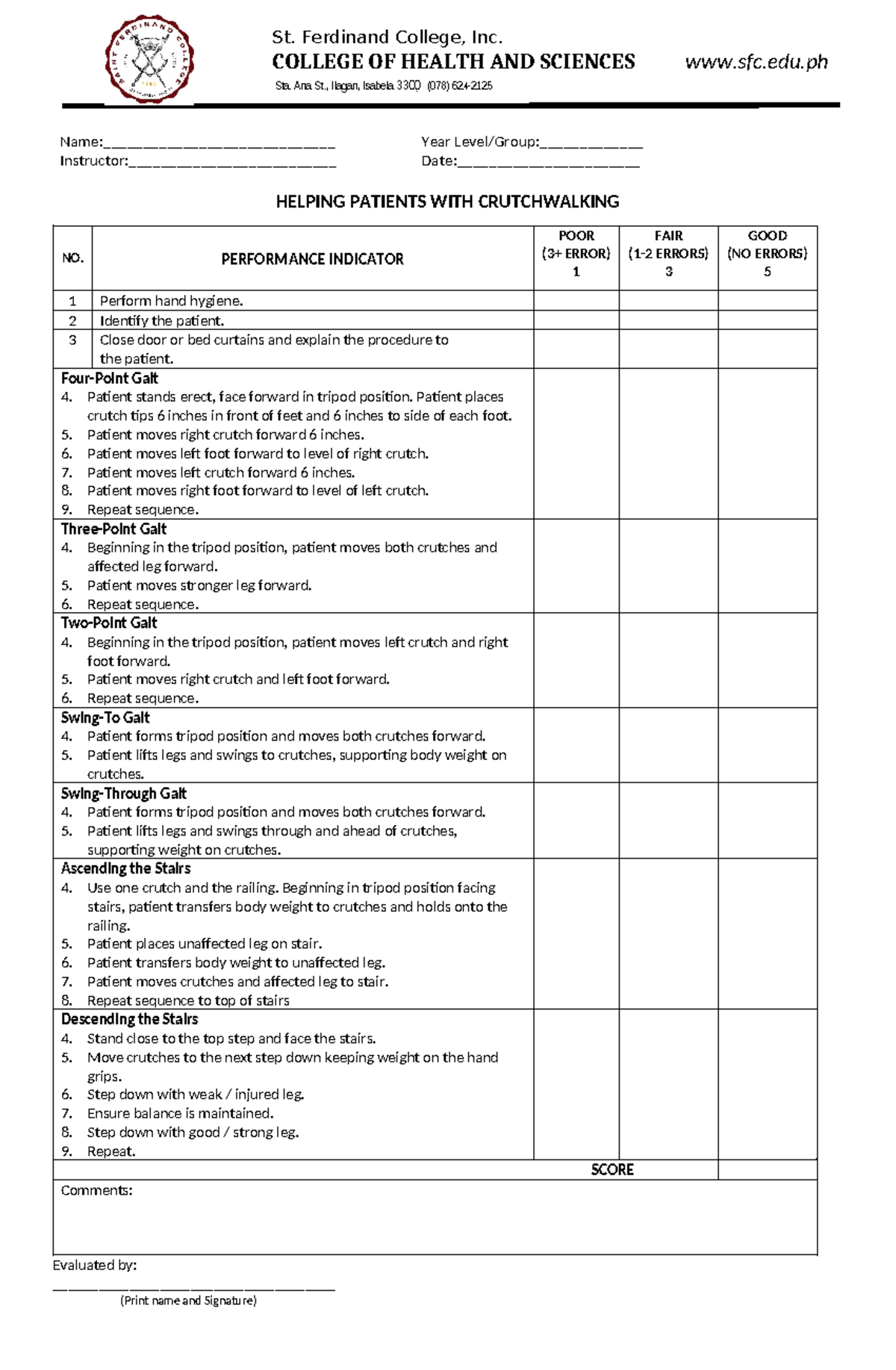 Ambulation-using-assistive-devices cane crutches walker - COLLEGE OF ...