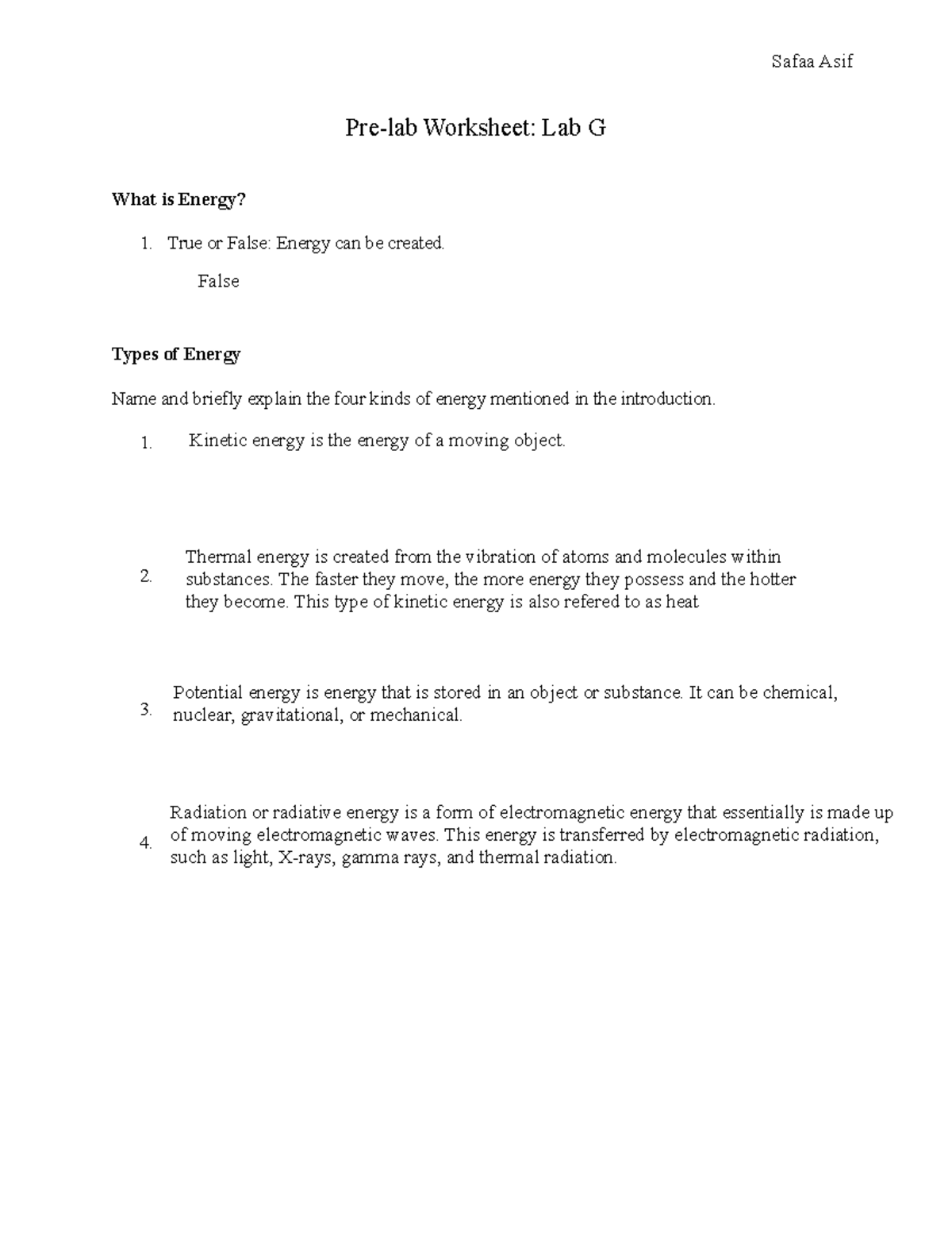 Pre Lab Worksheet Lab G - AST 1001 - Pre-lab Worksheet: Lab G What is ...