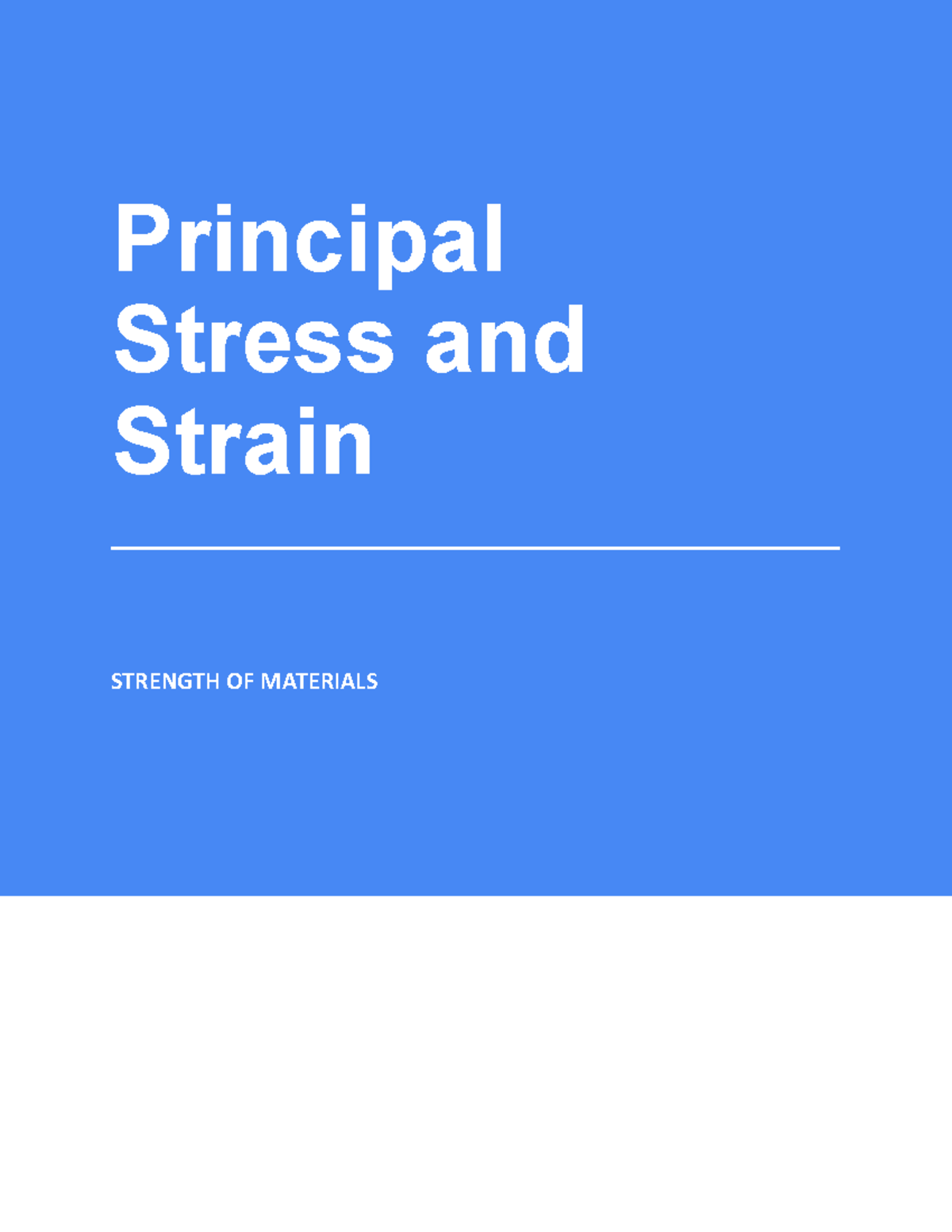 Principle of Stress and Strain - Study Notes - Copyright © 2014-2020 ...