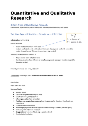 qualitative research notes