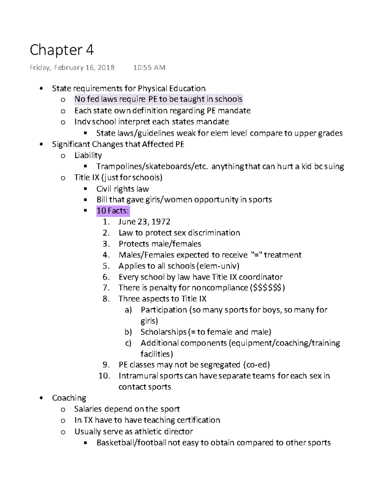 Chapter 4 - Lecture notes 4 - Chapter 4 Friday, February 16, 2018 10:55 ...