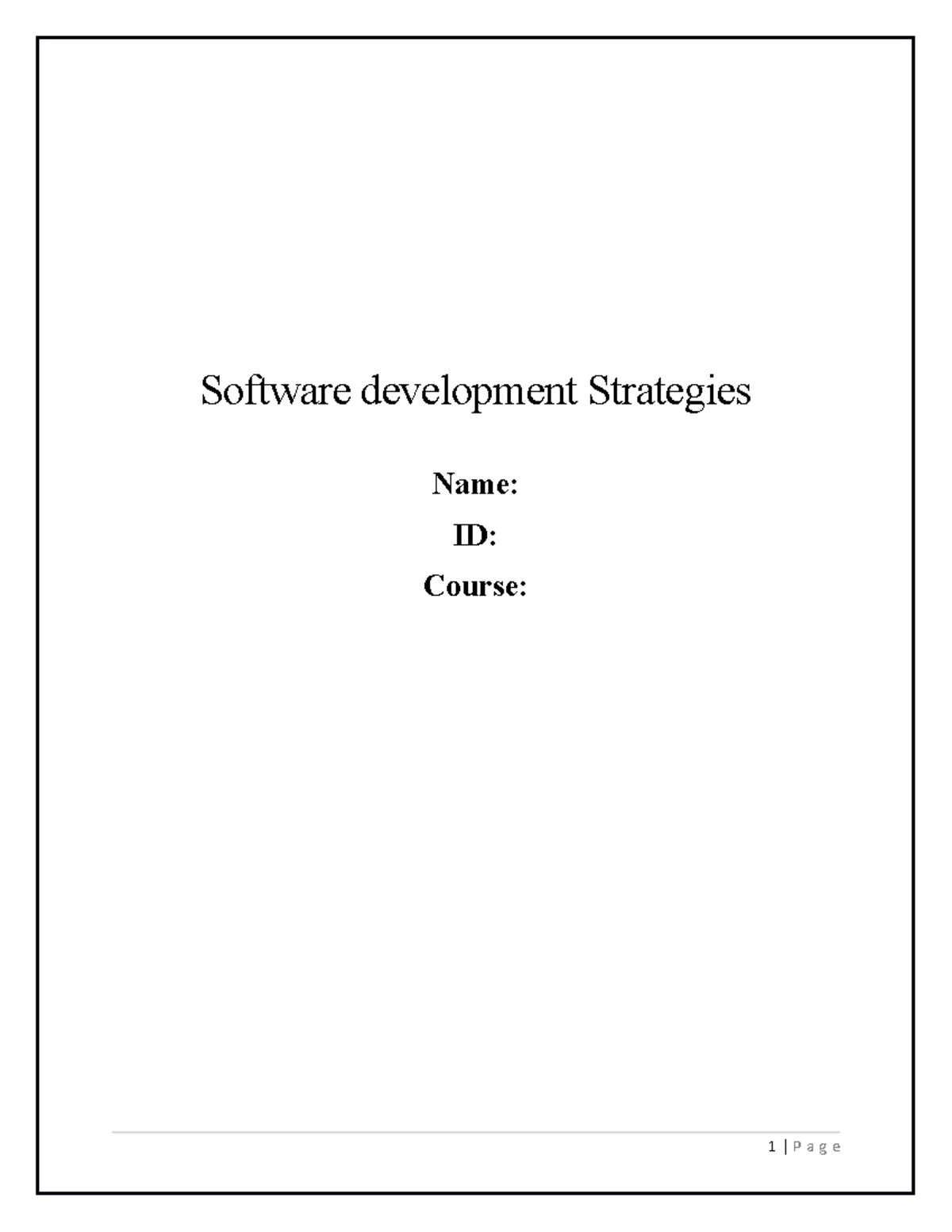 dissertation on software development