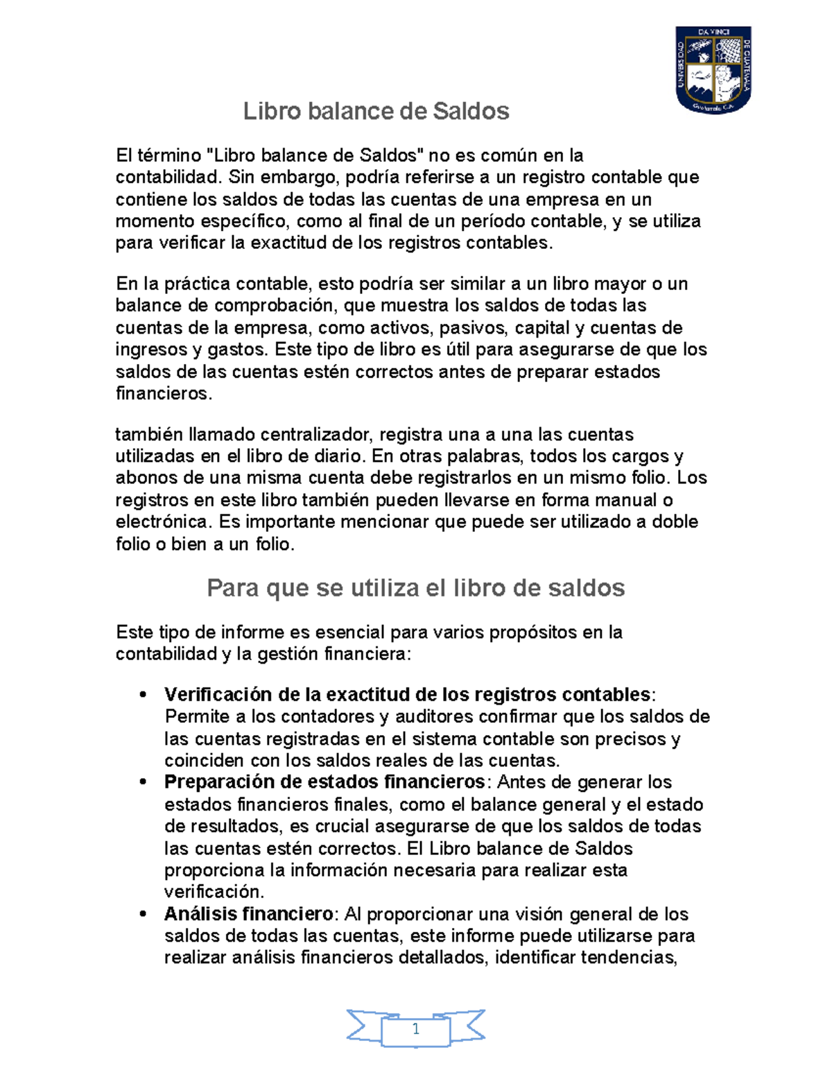 Libro balance de Saldos - Sin embargo, podría referirse a un registro ...