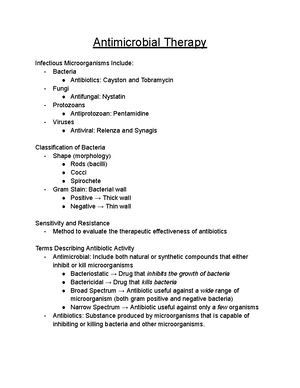 Intro To Respiratory Pharmacology Notes - Introduction To Respiratory ...