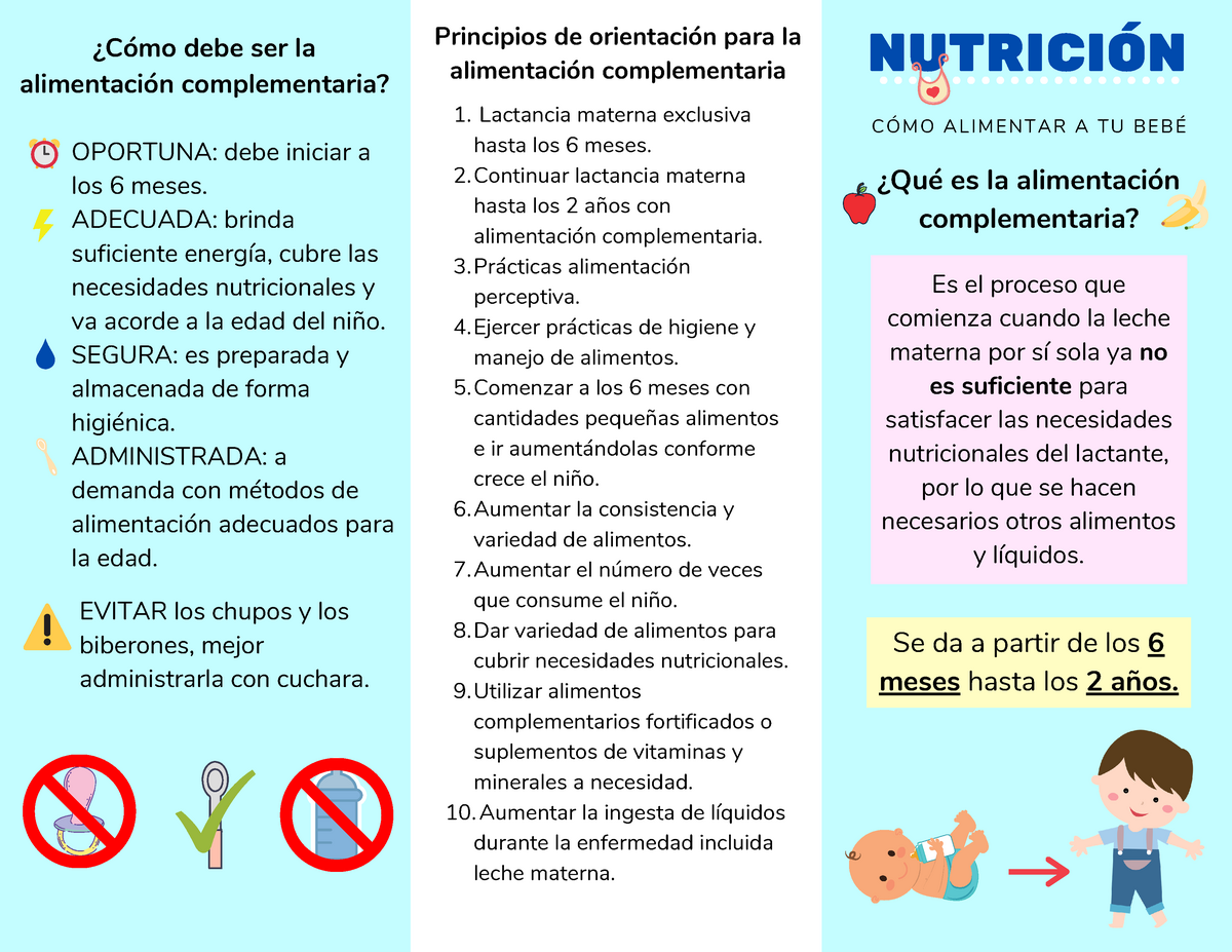 NUTRINFO TALKS: Alimentación Complementaria: Revisión de Enfoques
