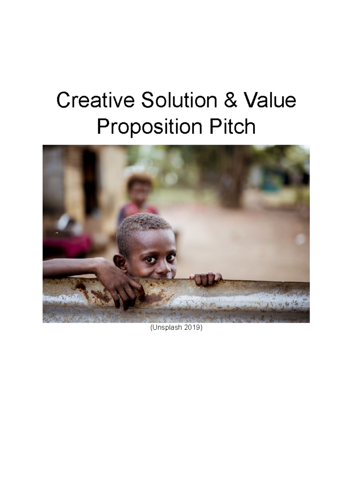 Creative Solution - COM10011 Final Assessment. - Creative Solution ...