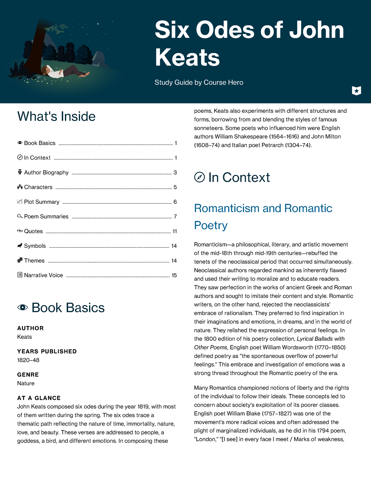 dissertation on john keats