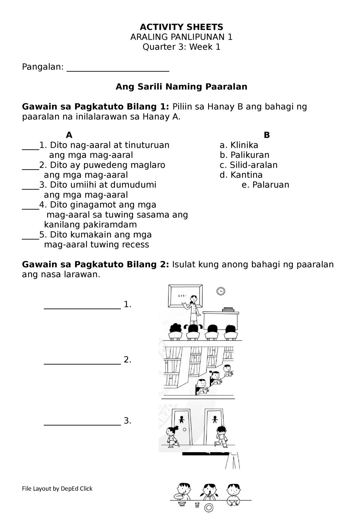 first-grade-aralin-panlipunan-worksheet