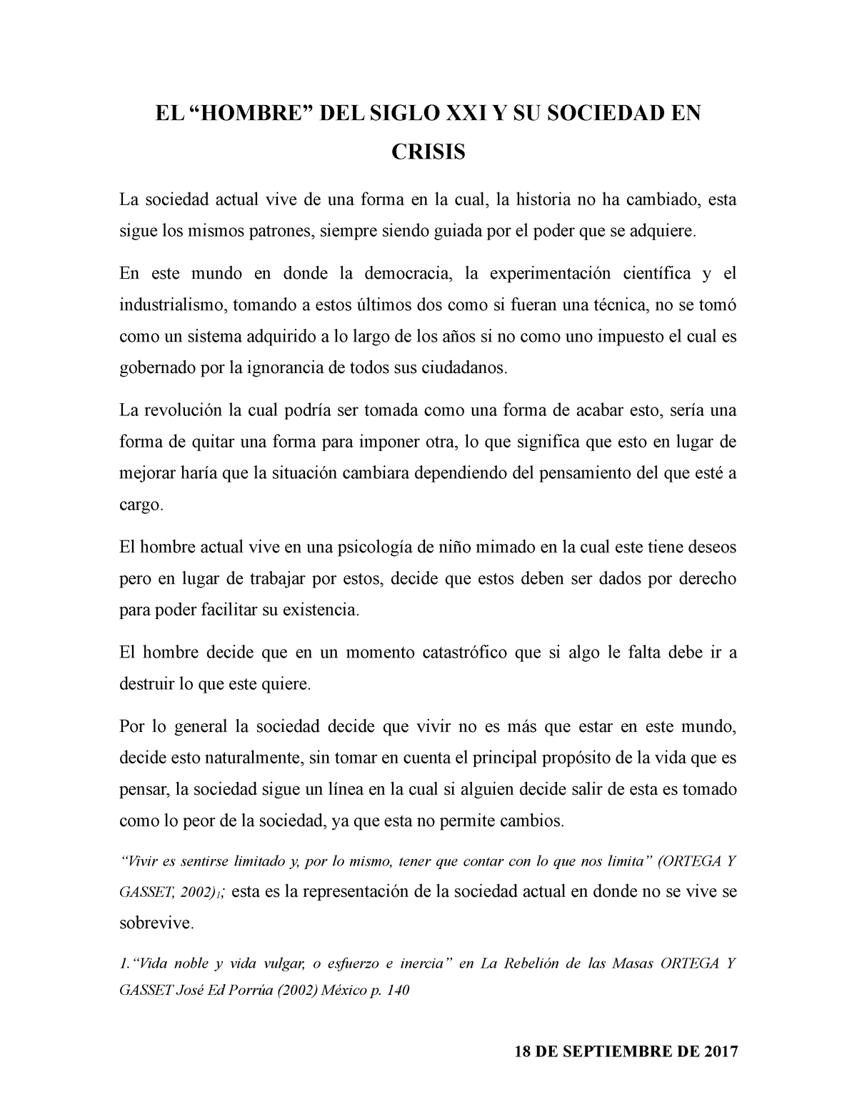La Involución del siglo XXI: Un pensamiento crítico sobre los problemas de  la sociedad actual (ENSAYO) (Spanish Edition)