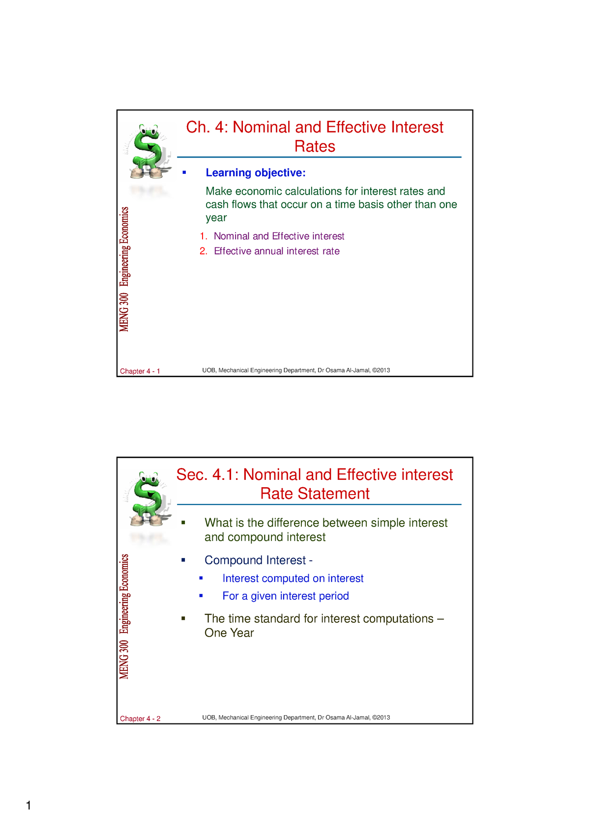 Chapter 4 - Engineering Economy Slides For Engineering Economy Blank ...