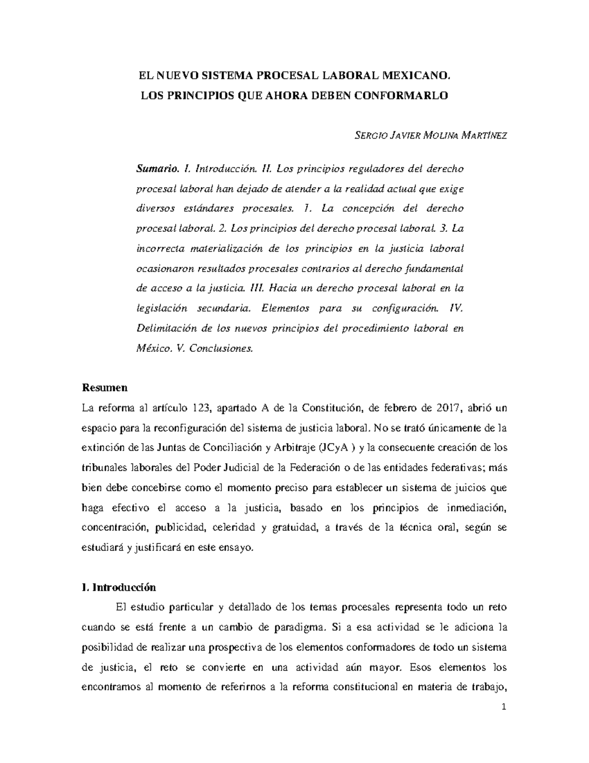 Nuevo Sistema Procesal Laboral Mexicano - EL NUEVO SISTEMA PROCESAL ...