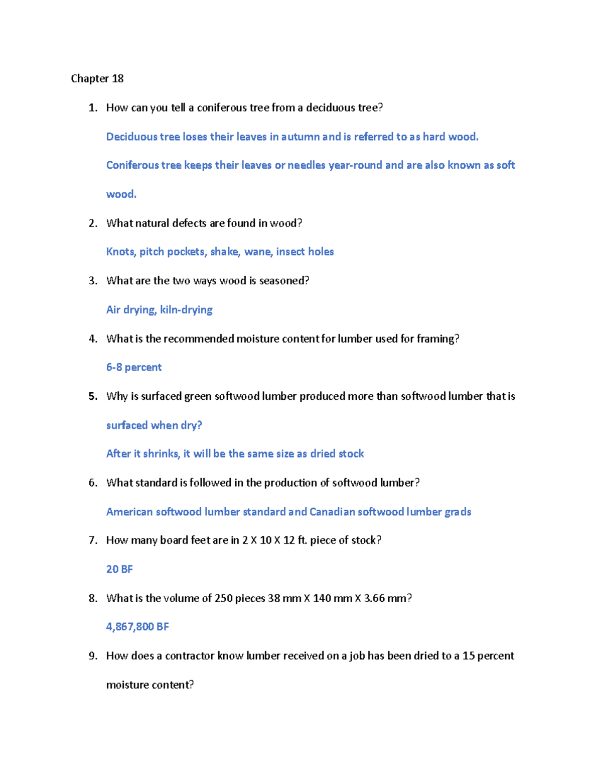 Chapter 18 Review Questions - Chapter 18 1. How can you tell a ...