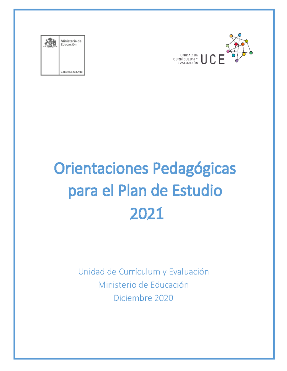 Orientaciones Pedagógicas Plan De Estudio 2021 - Orientaciones ...