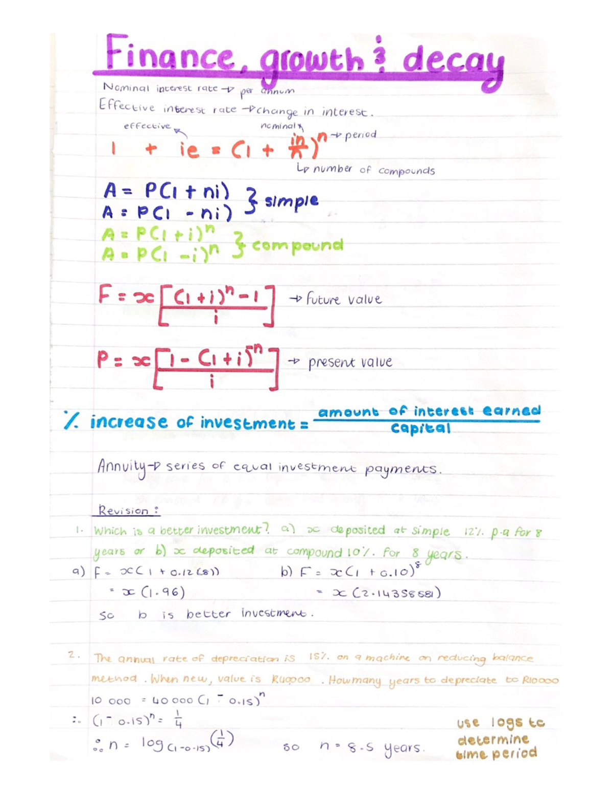 Finance 2 Notes WTW 124 Studocu   Thumb 1200 1553 