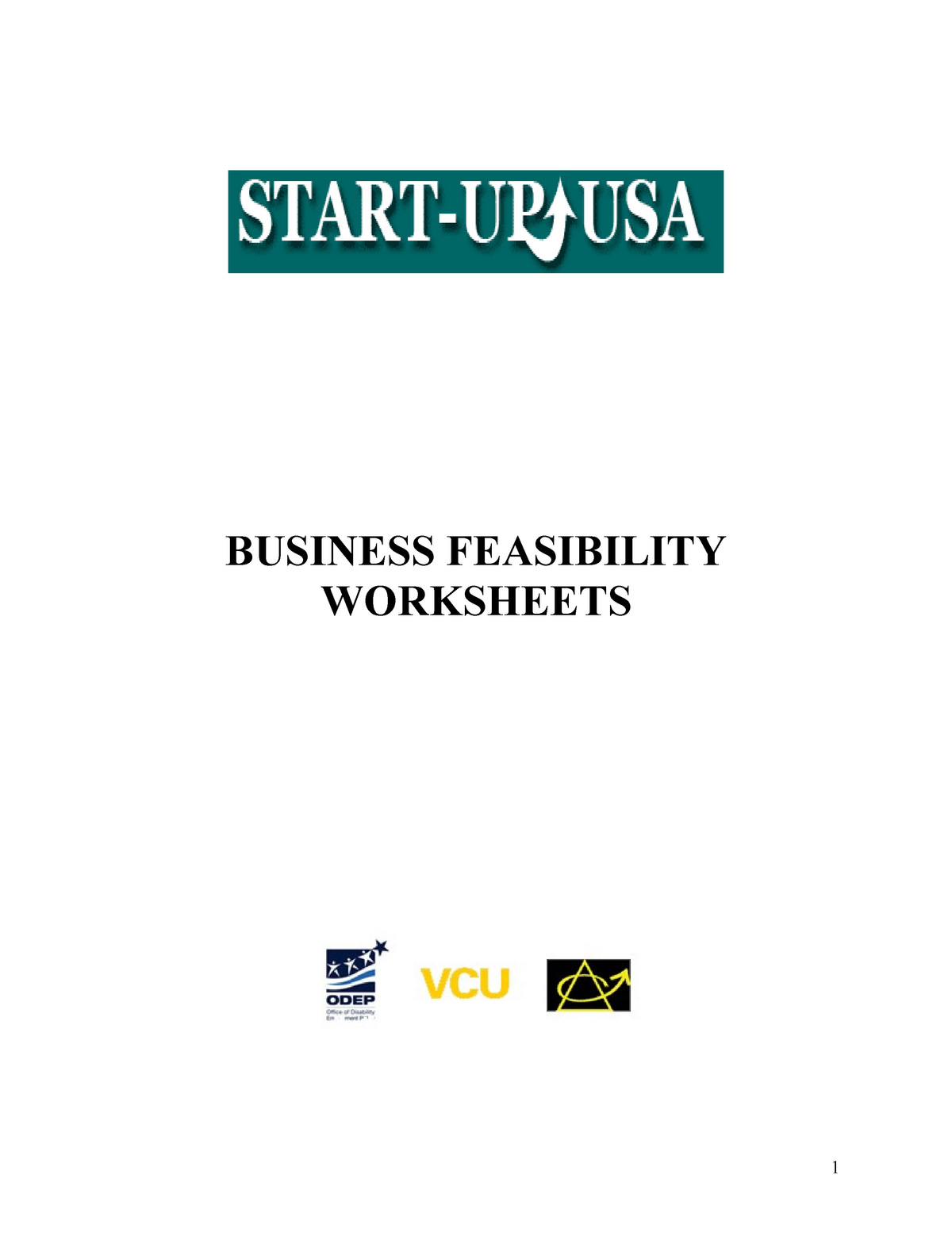 chapter 5 feasibility and business planning worksheet answers