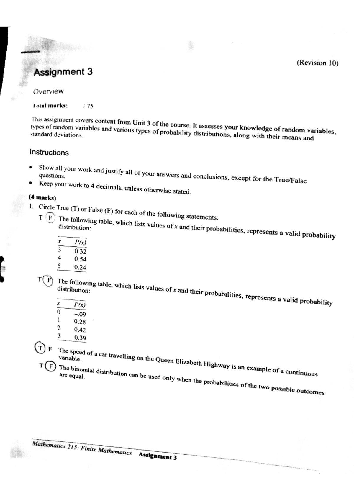 math 215 assignment 4 revision 10