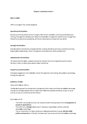Rework HR - Example exam questions with answers - 01 Planning ...