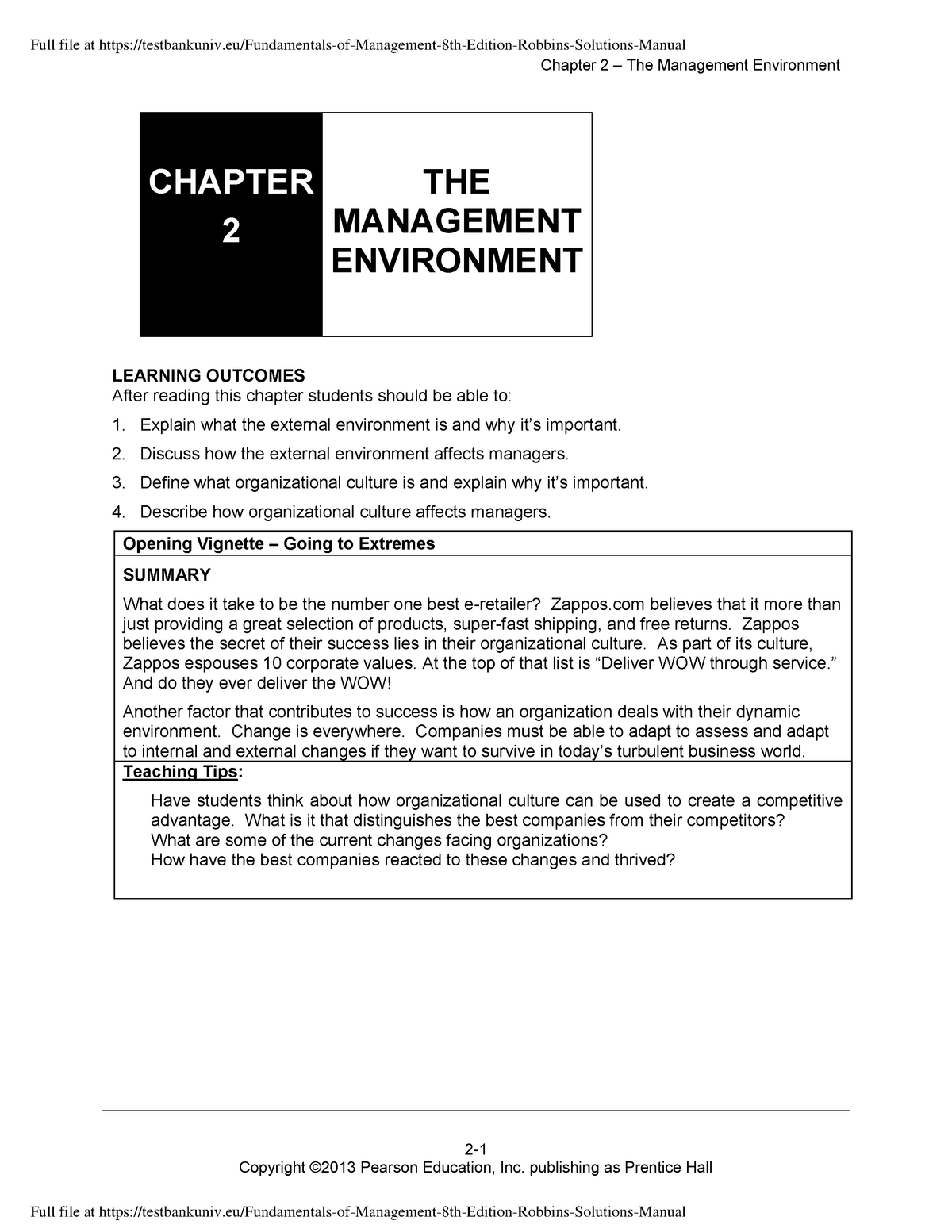 Fundamentals Of Management ELEVENTH EDITION STEPHEN P. ROBBINS San ...