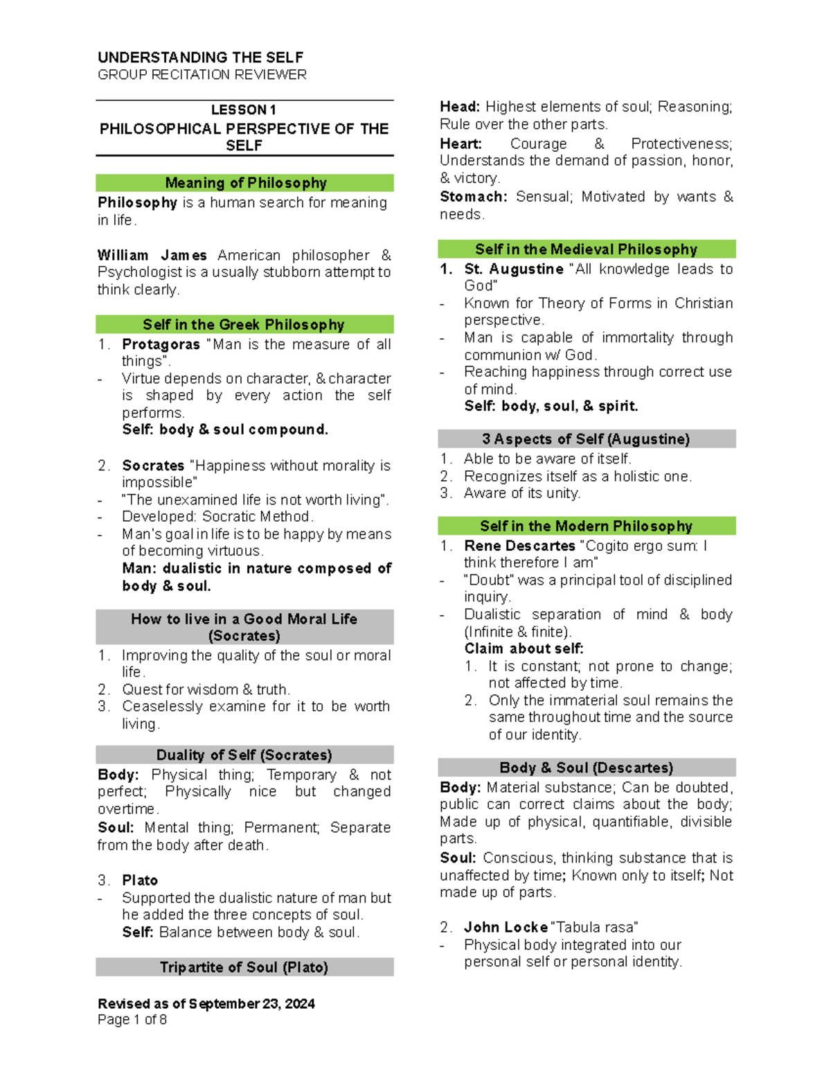 GRP1 UTS Grprect Reviewer - GROUP RECITATION REVIEWER Revised as of ...
